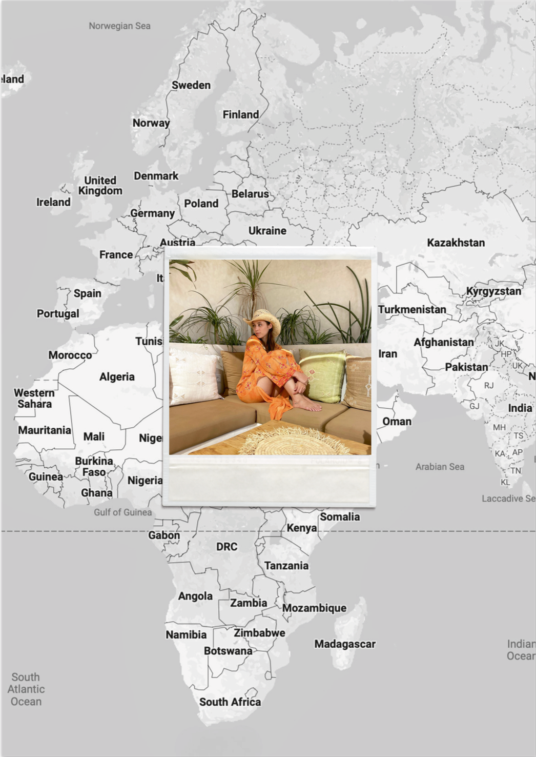Póster Mapa Viajero Personalizable